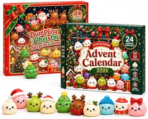 Christmas Squishies Advent Calendar 2026 Countdown for Adults