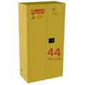 Jamco 44 Gallon Steel Flammable Safety Cabinet, Self-Closing Doors, Yellow | All-Welded Double-Wall Steel Flammable Storage Cabinet, Lockable Doors, 34"W X 18"D X 65"H, Osha & Fm Certified, Made In Usa