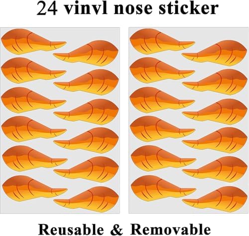 Pin The Nose on The Snowman Game for Kids Christmas Party Game for Kids Snowman Pin Game with 24Pcs Nose Stickers Birthday Party Supplies Activities
