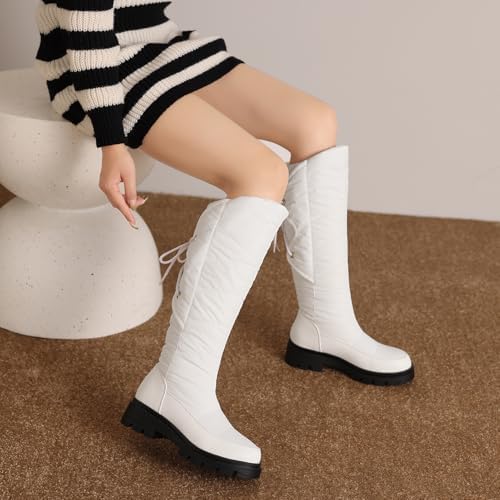 Women's Snow Boots Knee High Warm Winter Shoes