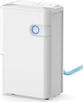 OLIXIS 80Pints Dehumidifier with Drain Hose, Most Efficient Energy Star, 5,500 Sq.Ft Dehumidifier for Basement, 5L Tank, Smart Humidity Ring, Ideal Humidity Remover for Home, Bedroom & Bathroom