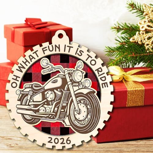 Motorcycle Ornament, Motorcycle Ornaments for Christmas Tree, Men Ornaments