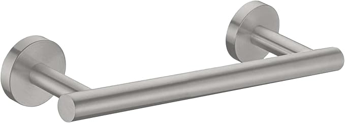 9 Inches Brushed Nickel Towel Bar Bathroom Hardware 304 Stainless Steel Wall Mounted Kitchen Towel Holder Cloths Hanger