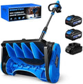 40V Cordless Snow Shovel, 13" Brushless Electric Snow Blower with 2 x 4.0Ah Batteries and Charger, 30 FT Throw, 16" Clearing Width, 8" Depth, for Driveway Deck Patio Walkway