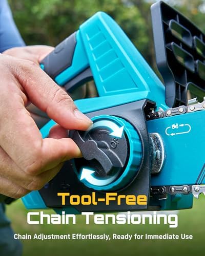 SEESII 12-Inch Electric Chainsaw Cordless, Brushless Motor