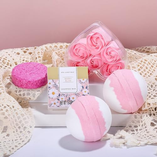 Spa Luxetique Daisy Dream 15pc Spa Gift Baskets Gifts for Women