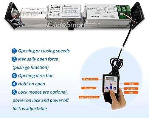 Door Opener Handicap Touchless Wave Sensor Open for Commercial Door with 2PCS Square 4.5'' Wireless Handicap Sensor Swithes 512N and 1PCS Fail Safety 395lbs Electric Strike