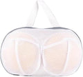 Mesh Laundry Bags，Washing Machine Wash Bags， 2pcs Brassiere Use Travel Protection Mesh Machine Wash Cleaning Bra Pouch Washing Bags Net Underwear Anti Deformation(Gris)