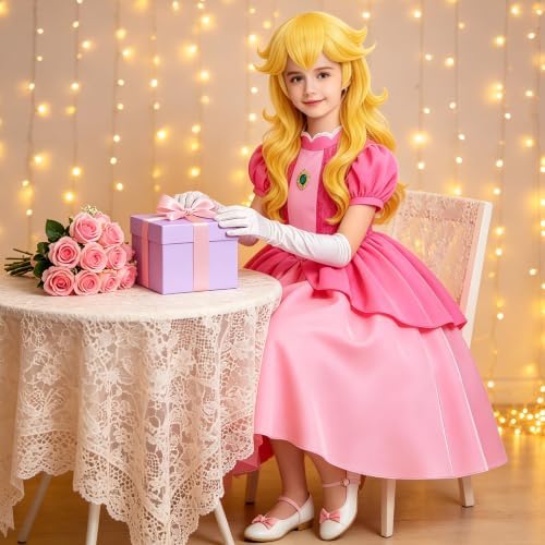 Royal Princess Costume Kids Girls Princess Dress with Accessories Set