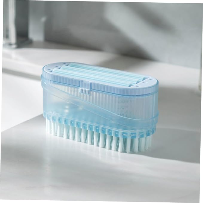 Alipis 5pcs Foaming Soap Dispenser Scrubbing Brush Dual-Sided Soap Box for Home Use for Bathroom Kitchen and Laundry Cleaning Lake