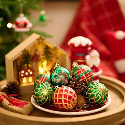 Valery Madelyn 16ct Christmas Tree Decorations Ball Ornaments 2.36 Inches