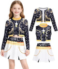 Kids Pop Star Hunter Costume Girls Halloween Costumes with Accessories Set