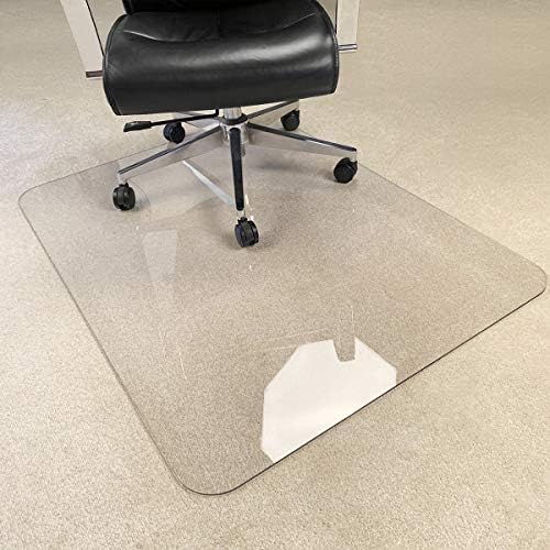 2Pack Crystal Clear 1/5" Thick 47" x 40" Heavy Duty Hard Chair Mat, Can be Used on Carpet or Hard Floor