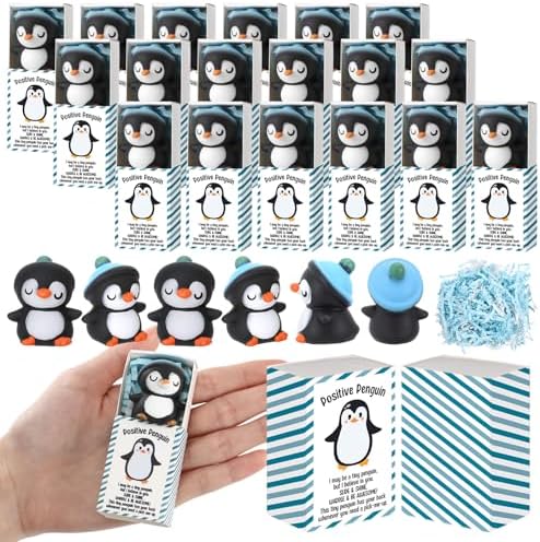 24 Sets Penguin Gifts Positive Motivational Party Favors