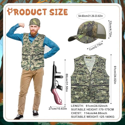 Halloween Couple Hunter Deer Costume Accessories Set Couple Costume