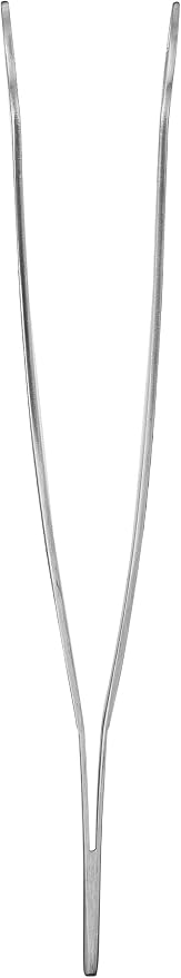 Mercer Culinary 18-8 Stainless Steel Precision Plus Tong, Flat Oval End, 6 1-8 Inch