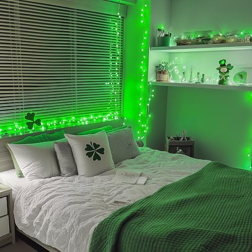 JMEXSUSS 150 LED Green Christmas Lights Indoor, Green Lights for Halloween