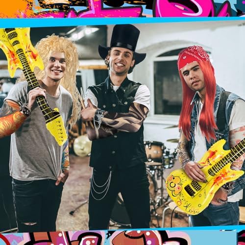 Mepase 3 Set Rocker Costume Men Women Rock and Roll Party Cosplay