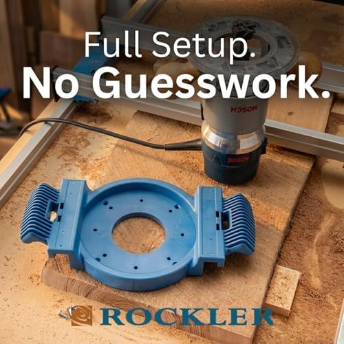 Rockler Benchtop Board Slab Flattening Jig for Precision Woodworking