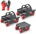 Snowmobile Dolly Heavy Duty with 3 Inch Caster Wheels V-Slide Steel Dollies