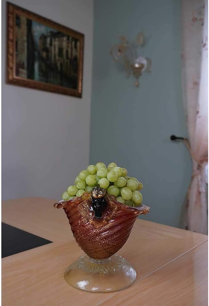 Glass Of Venice Murano Glass Venetian Moor Bowl Vase