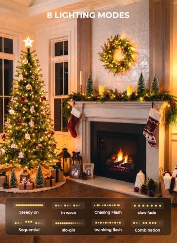 LED Christmas Lights Indoor Outdoor, 99FT 300 Count Mini String Lights