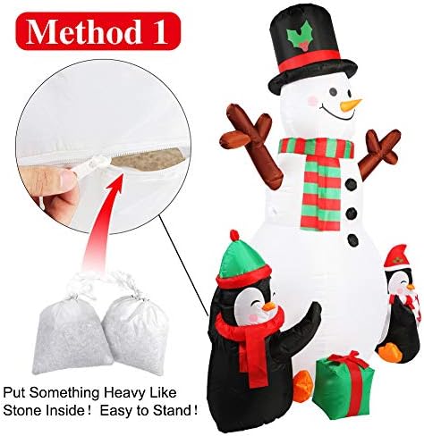 Christmas Inflatables Outdoor Christmas Decorations for Yard 6FT Snowman
