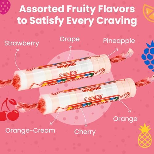 Smarties Candy Bulk Rolls Original Flavor - Gluten & Vegan Free - Classic Sweetness From Family Owned Company Since 1949, Peanut Free & Dairy Free - Perfect Halloween Candy - 2 Pound Bag
