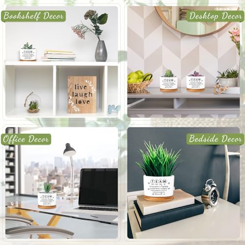 12 Pcs Team Appreciation Gifts for Employees Succulent Pots