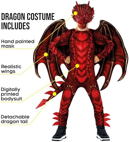 Morph Dragon Costume Kids, Dragon Wings, Halloween Costumes for Kids