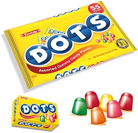 DOTS Gummy Candy, Original Flavors, 55 Count Mini Boxes