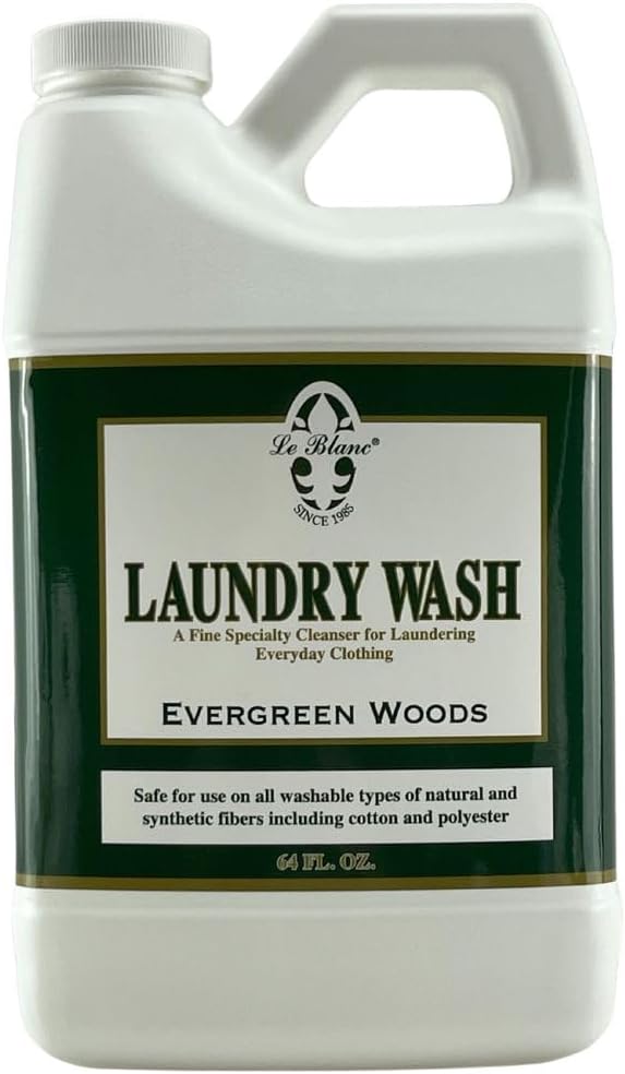 Le Blanc® Evergreen Woods Laundry Wash – Luxury Laundry Cleanser for Everyday Clothing- 64 oz. (1 pack)