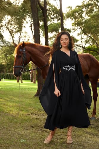Scarlet Darkness Women's Renaissance Costume V Neck Medieval Fairy Dresses