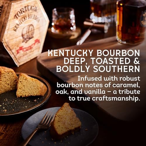 TORTUGA Kentucky Bourbon Butter Cake - 32oz Cake - The Perfect Premium Gourmet Gift for Stocking Stuffers, Gift Baskets, and Christmas Gifts - Great Cakes for Delivery