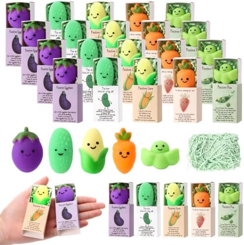 25 Sets Vegetable Positive Gifts Inspirational Party Favors