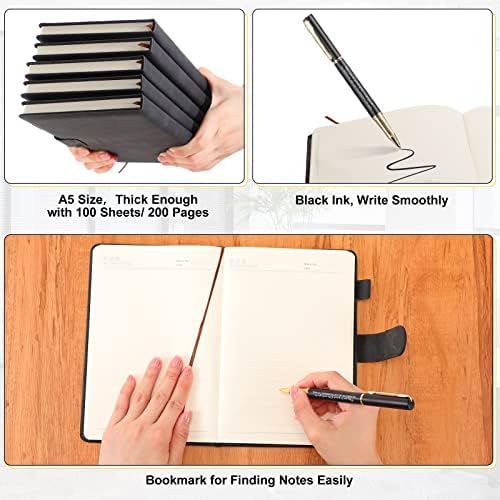 Kosiz 20 Pcs Employee Appreciation Gift Bulk Notebook Pen, Black, Proud