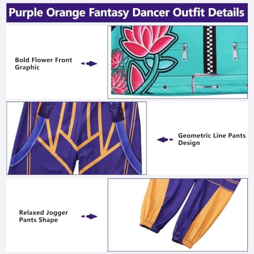 Girls Pop Star Heroine Costume Kids Halloween Fantasy Stage Cosplay