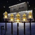 5 Pack Christmas Solar Pathway Lights, Solar Tree Lights Outdoor