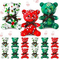 Haull 18 Pcs Christmas Stuffed Animals Plush Bears Bulk