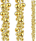 2 Pcs 6 ft Christmas Ball Ornament Garland, Gold