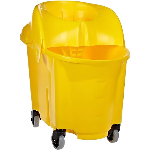 AAGUT Mop Bucket Casters Replacement 3" Set of 16,Non-Marking | Swivel Bayonet Caster, Thermoplastic Rubber Wheels Compatible with Rubbermaid Models& Wavebrake
