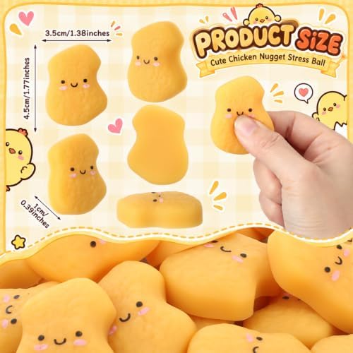 Thenshop 20 Pcs Chicken Nugget Balls Food Party Favors Inspirational Gifts