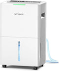 4000 sq.ft Dehumidifier for Basement with Drain Hose, 45 Pint Dehumidifiers for Home, Smart Compressor Dehumidifies for Large Room, Bedroom, 3 Modes, Intelligent Humidity Control, Auto Defrost