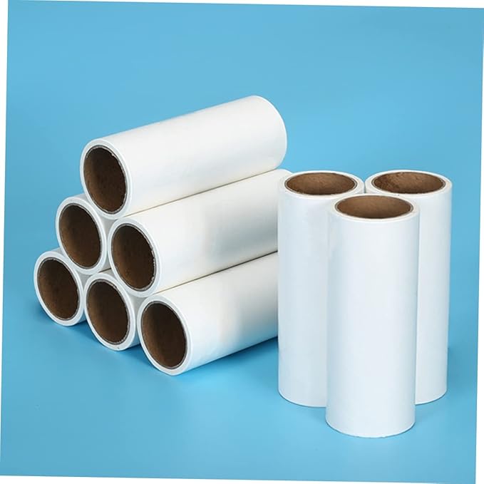 5pcs Tearable Sticky Paper Cleaning Tape Pet Hair Lint Dust Cleaner Lint Roller Accessory Stickiness