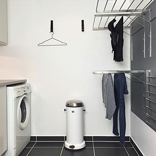 Wall Mounted Clothes Drying Rack - Stainless Steel Collapsible Laundry Rack - Space Saving Folding Accordion Dryer for Indoor & Outdoor Use (32Wx21Dx19H)