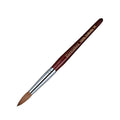 100% Pure Kolinsky Acrylic Nail Brush Solid Wood Handle Professional Manicure Brushes for Powder Nail Acrylic Application - Salon & DIY Nail Art Essentials - Size 14, 1.0 Count