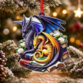 Dragon Christmas Decorations, Christmas Holiday Ornaments, Gift for Dragon