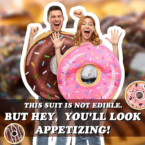 Marsui 2 Pcs Couple Halloween Food Costumes Cosplay for Adult