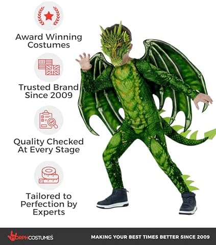 Morph Dragon Costume Kids, Dragon Wings, Halloween Costumes for Kids