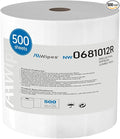AAwipes Cleanroom Wipes Nonwoven Fabric Roll | 500 Wipes | 68 GSM 10"*12"| Heavy Duty Dust-Free Cellulose/Polyester Blend Disposable, Jumbo Roll, High Absorbency - NW0681012R